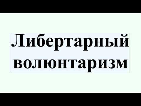 Либертарный волюнтаризм