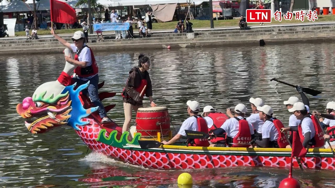 李洋助陣有效！陳其邁率市府龍舟隊奪冠  不必「永浴愛河」