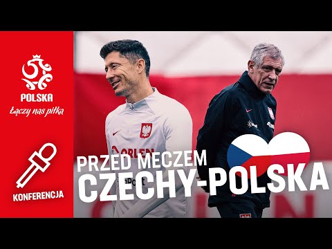 SANTOS I LEWANDOWSKI PRZED MECZEM Z CZECHAMI. Oficjalna konferencja prasowa