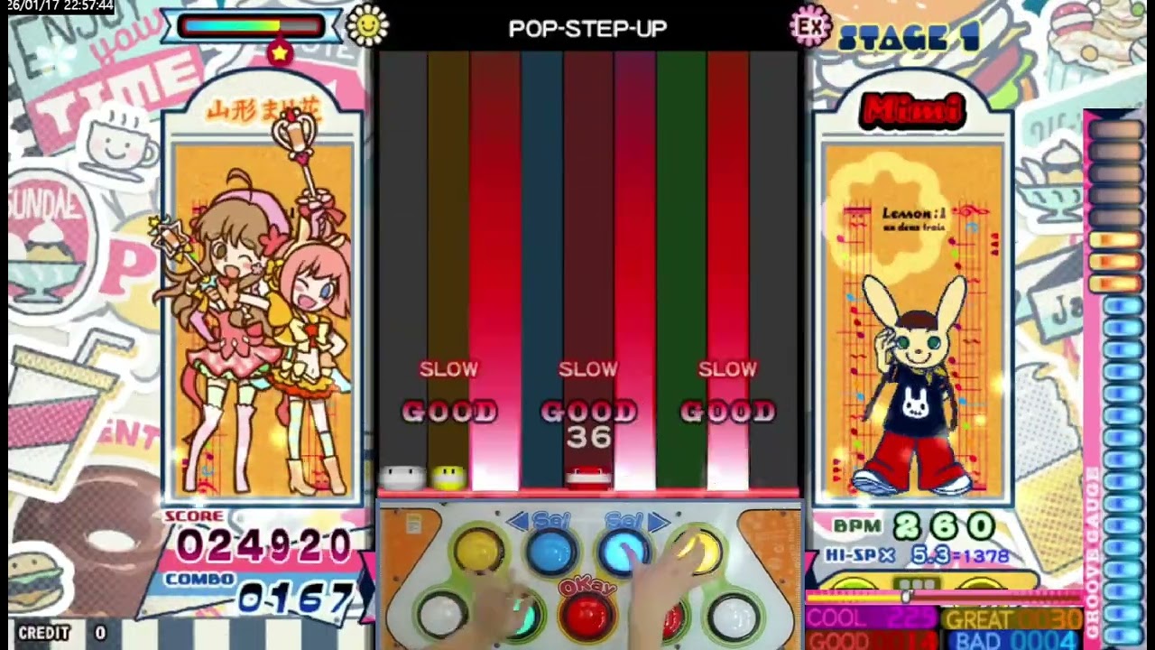 [ポップン S乱] レッスン / POP-STEP-UP