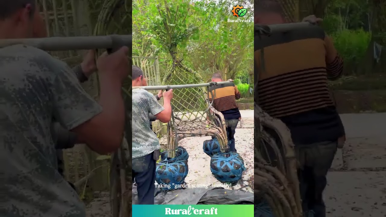 Grow Your Own Furniture?! Planting Actual LIVING CHAIRS! Garden Goals AF! 