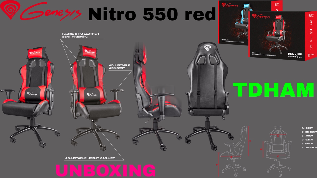 Gaming Natec Genesis Nitro red - YouTube