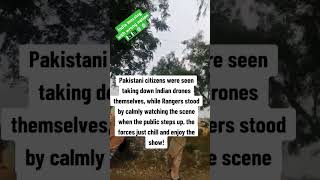 Pakistani's taking down Indian drones by themselves #india #history #climateconflict