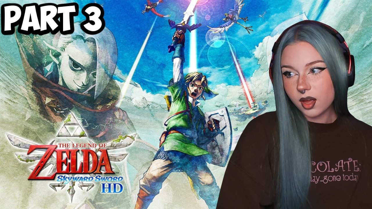 My First Zelda Game - Skyward Sword First Playthru PART 3 (vod)