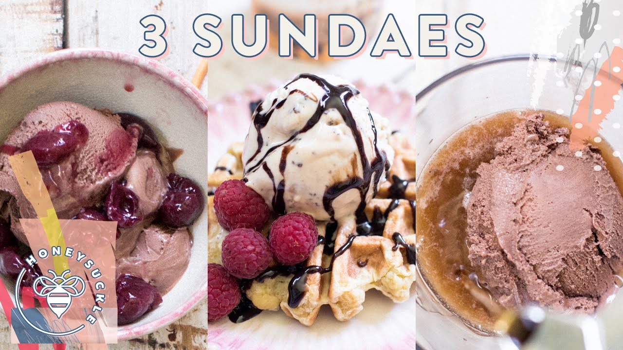 So Sundae 3 SUNDAES with So Delicious Dairy Free 🍨🍨🍨 - YouTube
