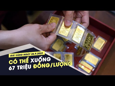 Video Giá vàng hôm nay 26.9.2022: Có thể xuống 44 triệu... - youtube
