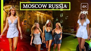 🔥 Summer Nights in Moscow 2025 — Russian Girls, City Streets & Wild Energy 4K HDR