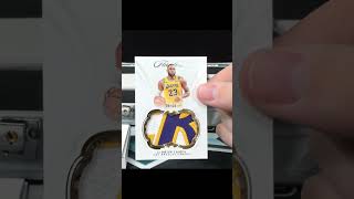 2019 Flawless LeBron James Patches Gold lakers lebronjames groupbreaks shorts basketballcards