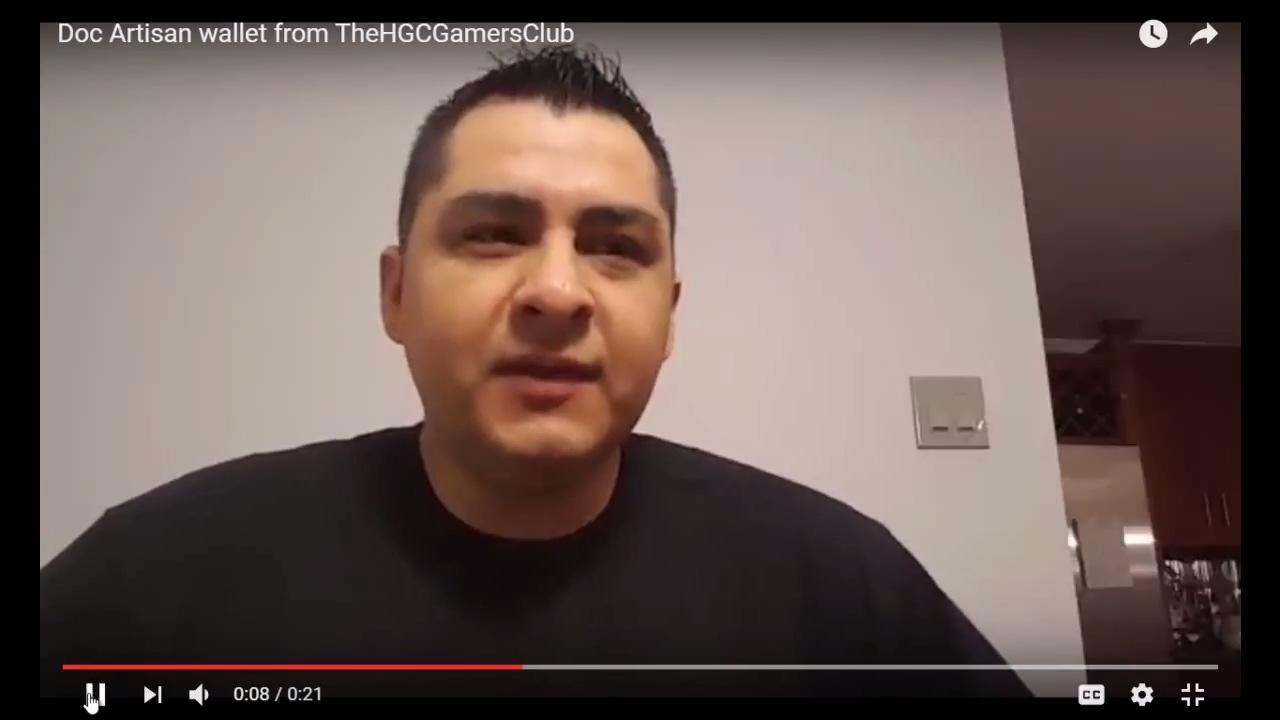 Doc Artisan wallet winiers Video