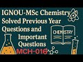 MCH-016 SOLVED PYQ with Detailed Explanation😲 IGNOU MSc Chemistry| #MCH016#ignou#InorganicChemistry