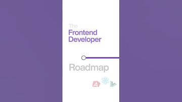 The Frontend developer Roadmap #frontend #shorts