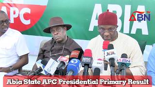 Abia State APC Presidential Primary Election Results At The Collation Center Party Secretariat