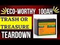 Ecoworthy 100ah lifePO4 lithium iron phosphate battery PART2. Lets look at the Cells & BMS.
