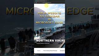 pin websites to taskbar in windows
