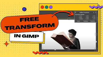 GIMP - How to FREE TRANSFORM an Image (Resize, Rotate, Slant, etc.)