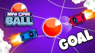 Mini Car Game Soccer Ball 2D Online Gameplay - Turbo Racing Games screenshot 4