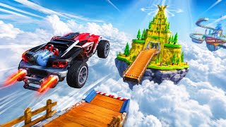 Impossible Stunt Car Racing on Sky Tracks! 🚗💨 | Extreme Driving Challenge - Android Gameplay screenshot 4