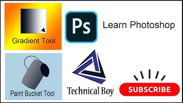 Gradient Tool Paint Bucket Tool || Learn Photoshop