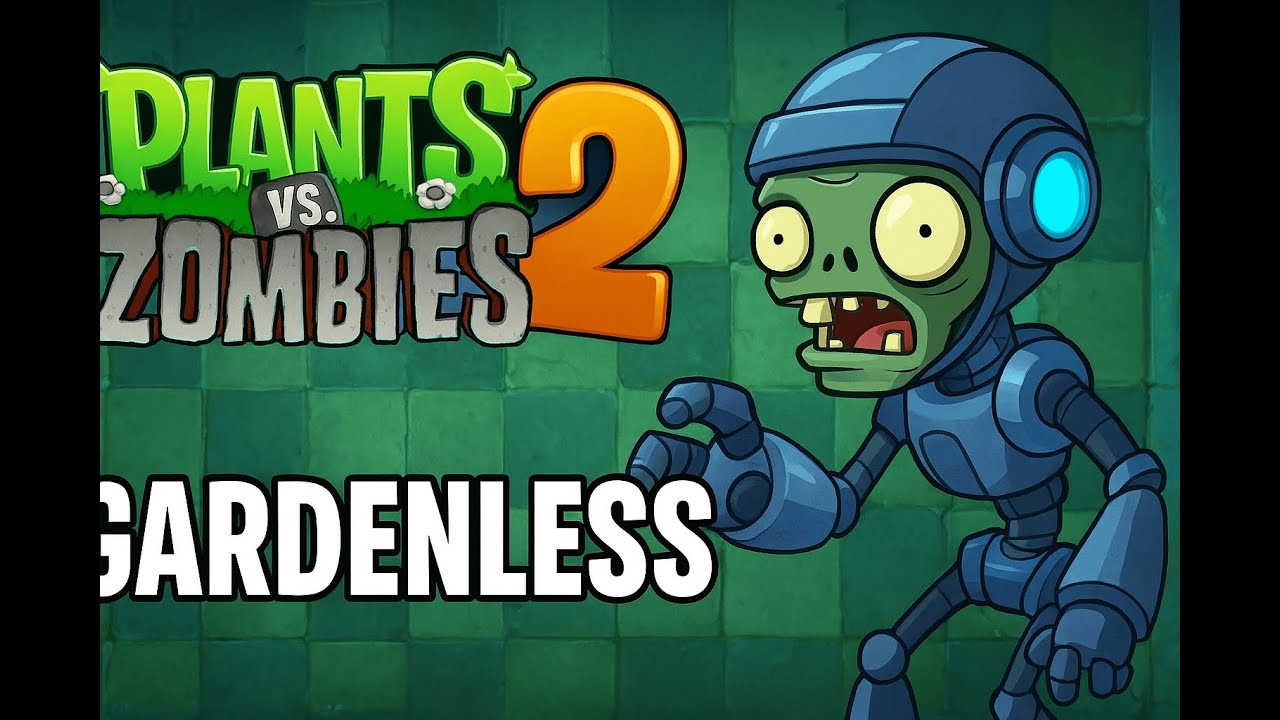 Plants vs Zombies 2 Gardenless Mode Gameplay | PvZ 2 Far Future Zombie ...