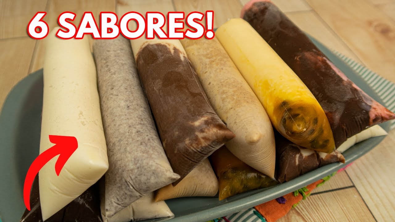 GELADINHO GOURMET: 6 SABORES COM 1 RECEITA (OS MAIS VENDIDOS) | Venda Muito no Calor! 🔥