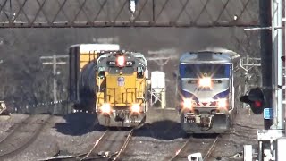 FAST Metra Trains on the UP-W at Maywood | Metra Rush Hour