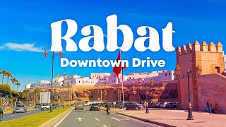 🇲🇦 Capital city of Morocco 2K | Rabat Downtown Drive (iPhone 14 pro)