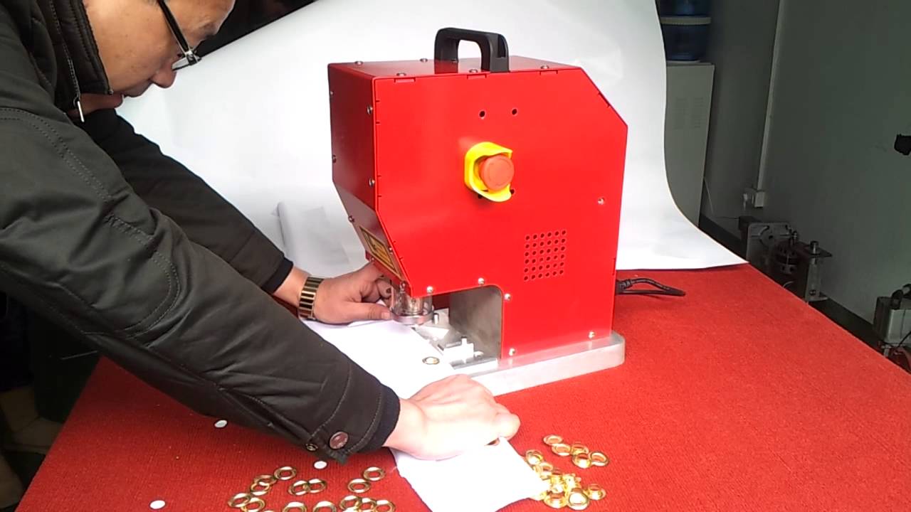 electric grommet machine made in china by jacland tec YouTube