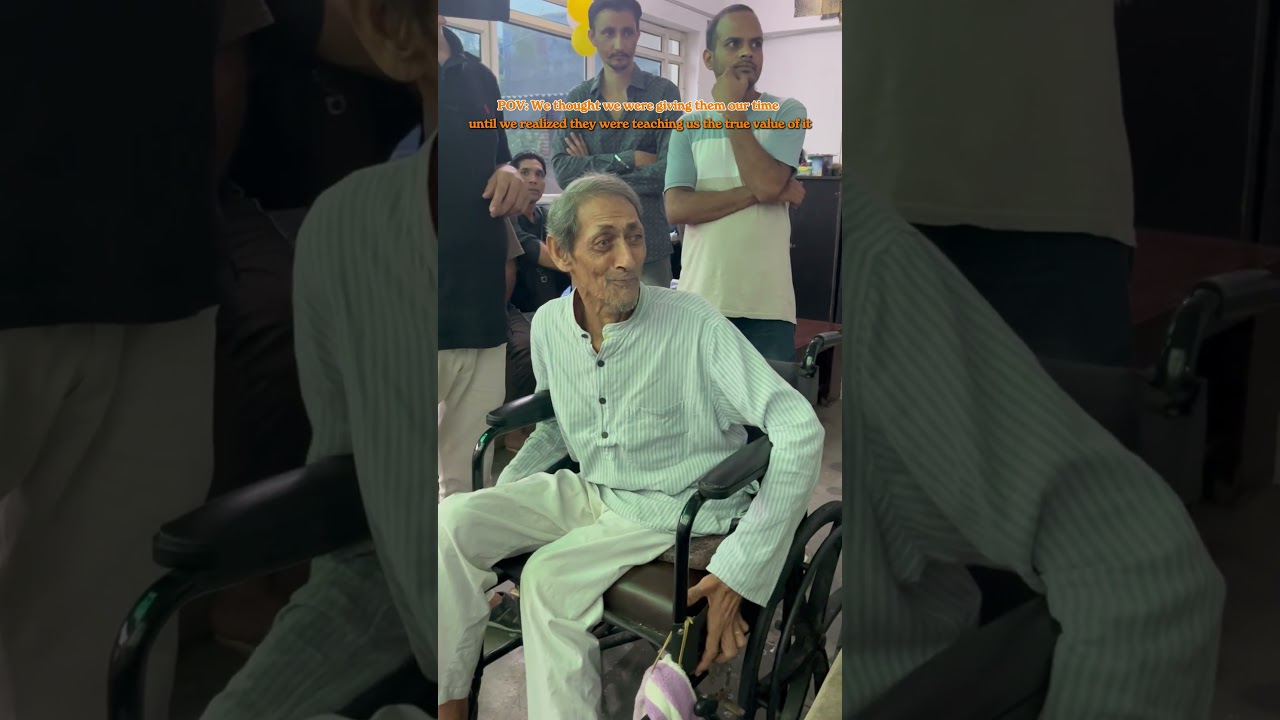 They ever ask for is pal bhar ka pyaar and a few moments of our time gave them a lifetime of smiles