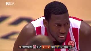 [1074] 2015.04.23 Olympiacos 71-68 Barcelona [EL, QF, G4]