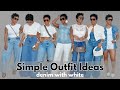 SIMPLE OUTFIT IDEAS | Denim and White | Tiquana | Life with Q