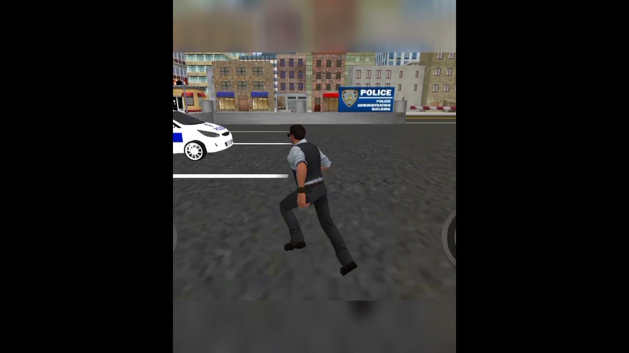 Real police car Dirving Simulator 3D - police potrolling Busy Street - Android Gameplay(3)