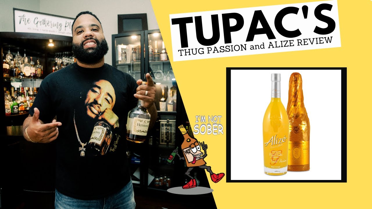 Tupac Thug Passion and Alize Gold Review #alize #hennessy #tupac