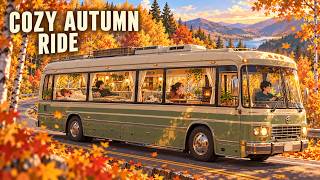 Cozy Autumn Bus Ride | Relaxing Piano Music for Sleep & Relaxation screenshot 4