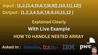 Celebrity Nested Array to Single Array Explained Step by Step  #webdevelopment #interviewquestions Net Worth