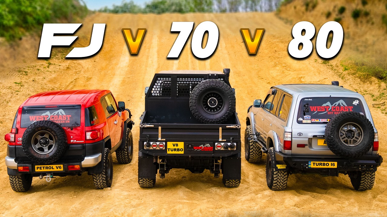 Toyota Land Cruiser OFF-ROAD BATTLE!