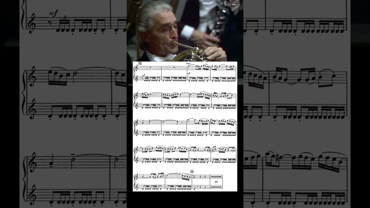 Ravel — Bolero - Horn 1 and 2 in F solo