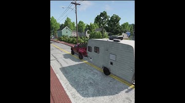 Cars Trucks vs Massive Sink Hole | BeamNG Drive #shorts
