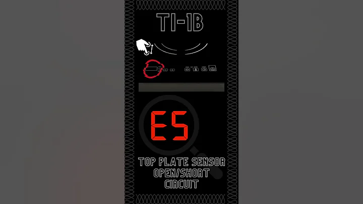 True Induction TI-1B Error Code E5 - How to fix a Top Plate Sensor open/short Circuit