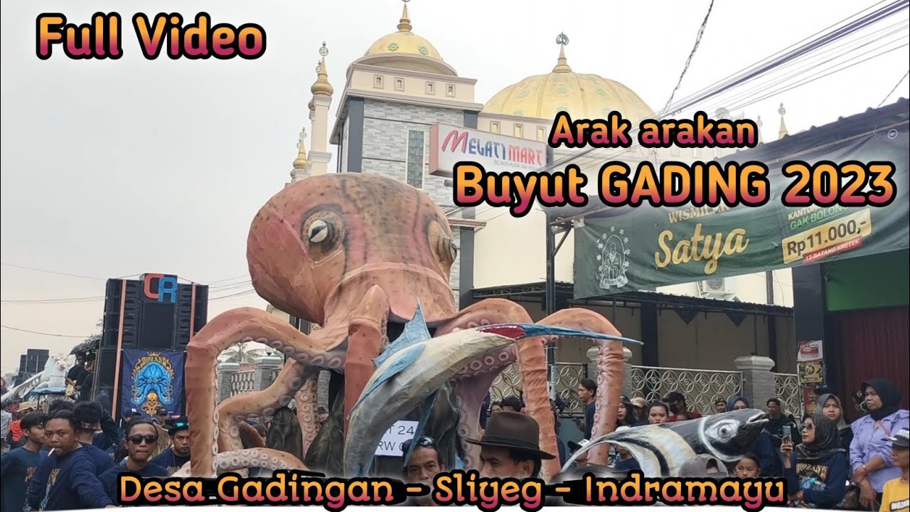 Full Video Arak Arakan Buyut Gading 2023 ! Desa Gadingan - Sliyeg ...