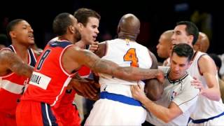 Quincy Acy ejected for flagrant foul on John Wall (punch?) on Christmas: Wizards at Knicks