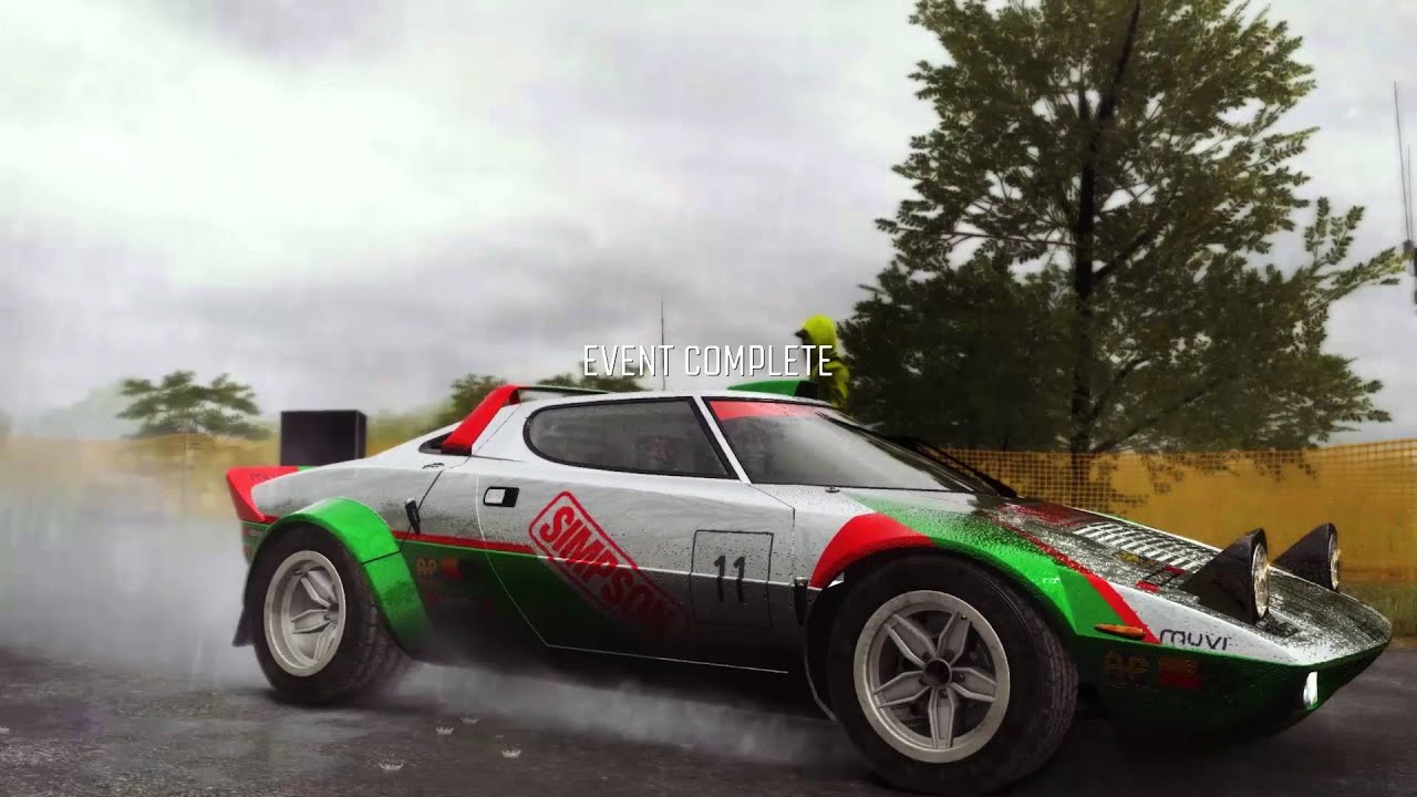 Dirt Rally Stratos v dešti YouTube