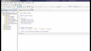 SQLSolutionDesk - Tutorial 1 - Create Table - Level Beginner