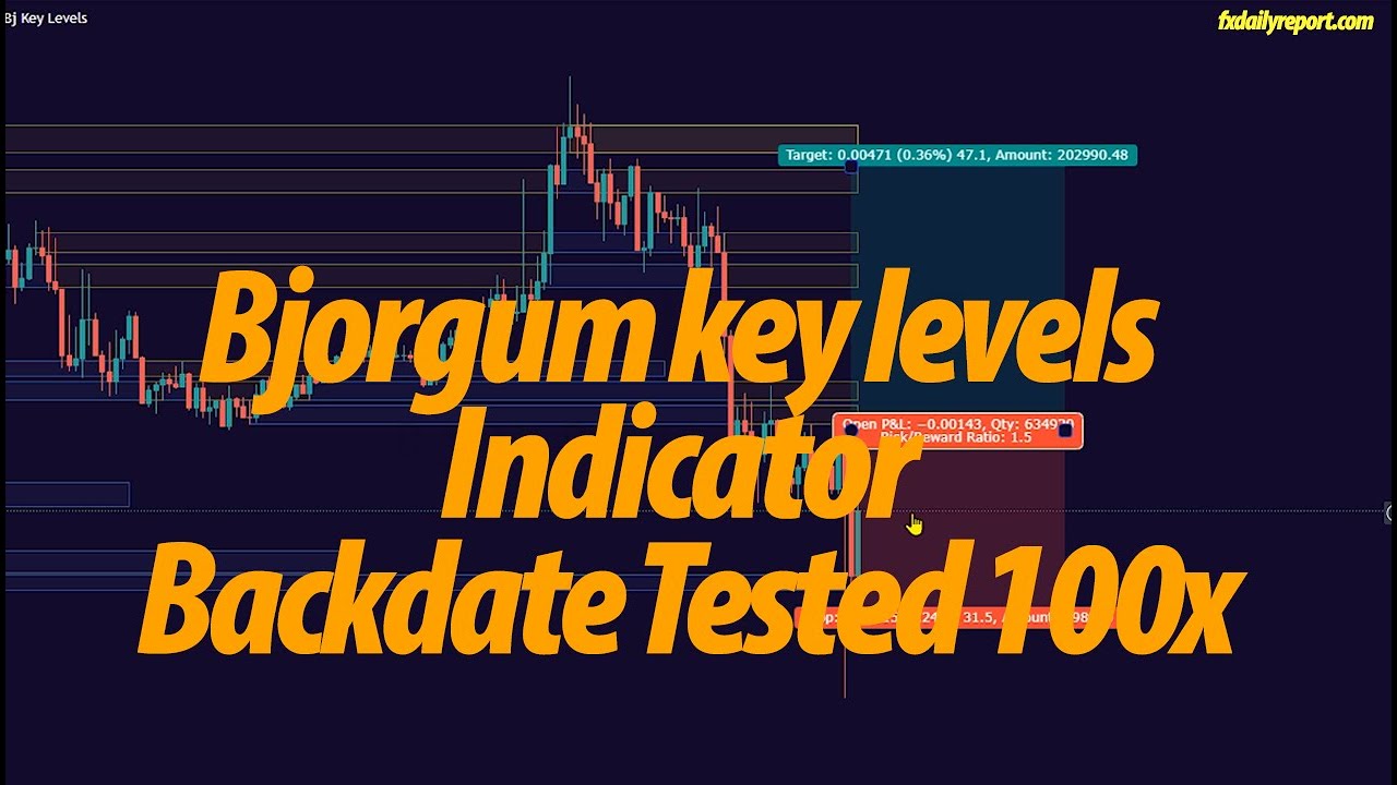 Bjorgum key levels Indicator Backdate Tested 100x
