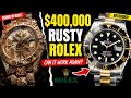 $400,000 Rusty Rolex Restoration — Can This Luxury Watch Work Again ? #restoration #rolexwatch #diy
