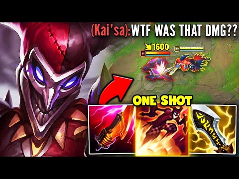 HAHAHA! THIS ONE SHOT SHACO BUILD IS TOO FUNNY! (BACKSTAB FOR 1600 DAMAGE)