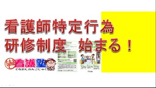 看護師特定行為とは？ざっくりまとめました！