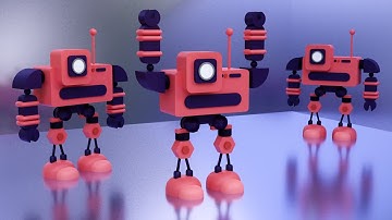 Modeling a robot - Blender Tutorial