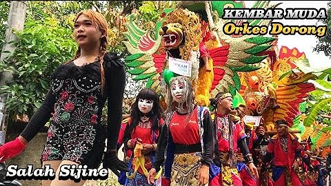 Salah Sijine ❗️ Orkes Dorong KEMBAR MUDA 2023 || Panyindangan Wetan