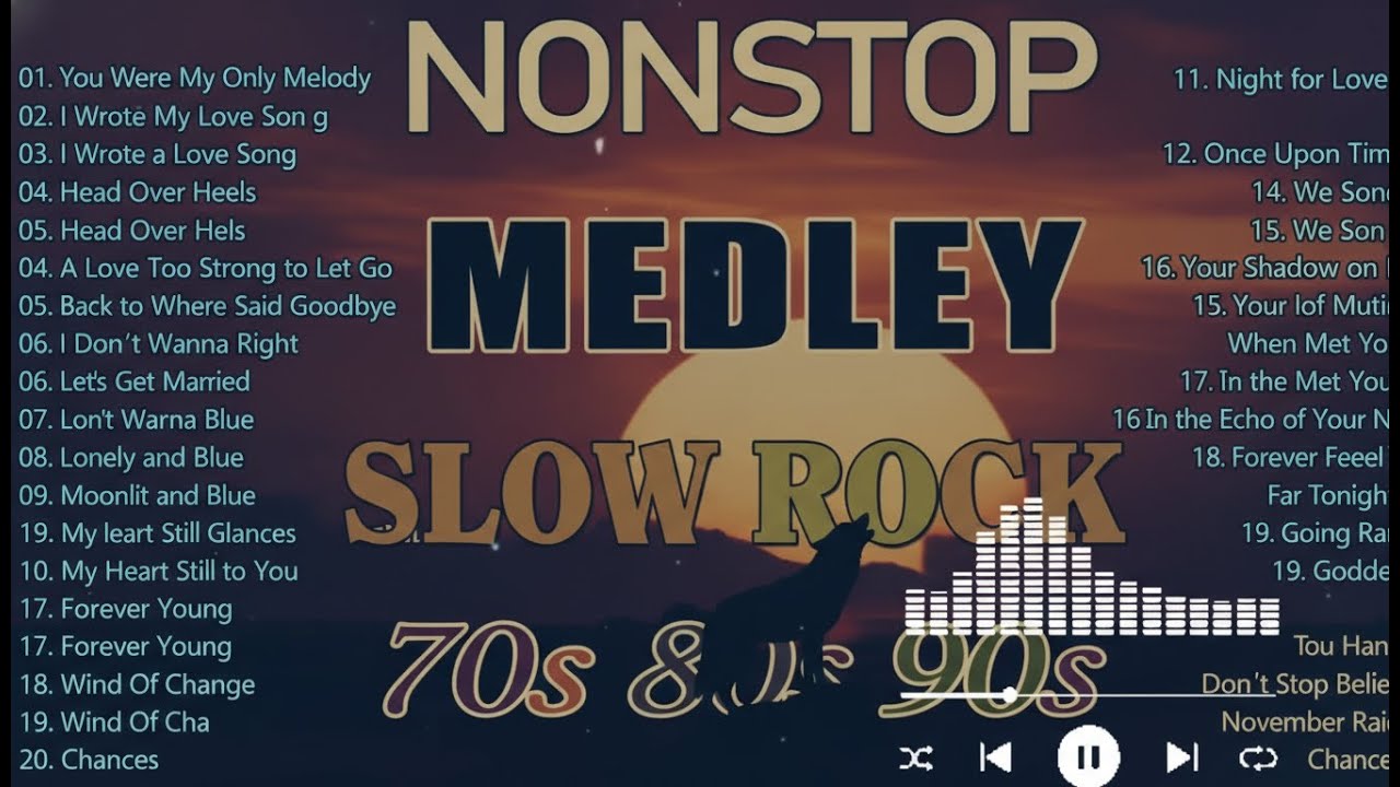 Slow Rock Love Songs Nonstop 🎷 Heartfelt Rock Ballads 70s 80s 90s | Pinoy