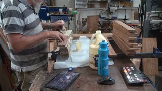 Chopping Board Glue up from Bench off cuts